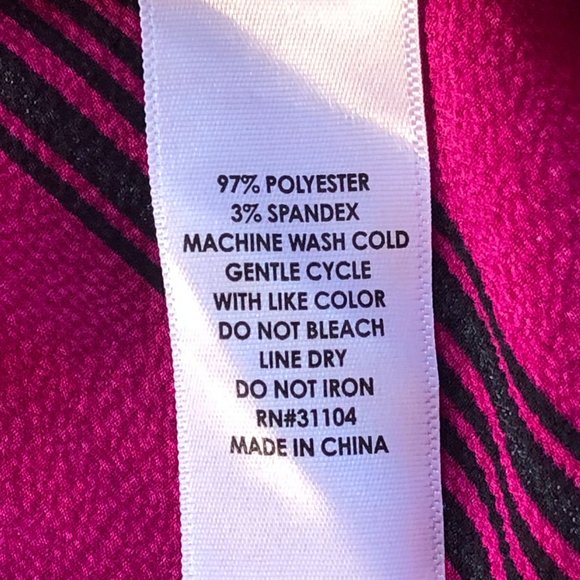 Kim Rogers Curvy, Long Sleeve Blouse V-Neck  Women's  Zip Front,  Size 2XL, - Picture 15 of 15